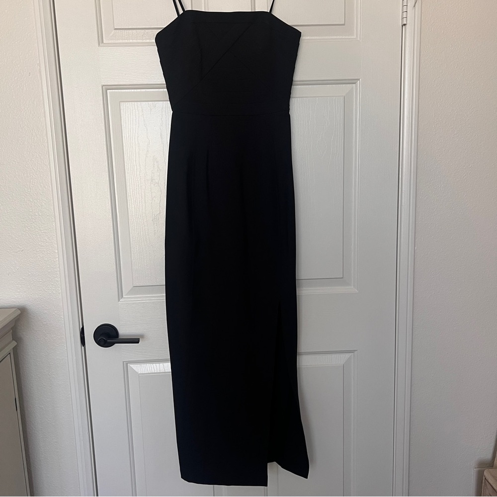 Laundry by Shelli Segal strapless column dress